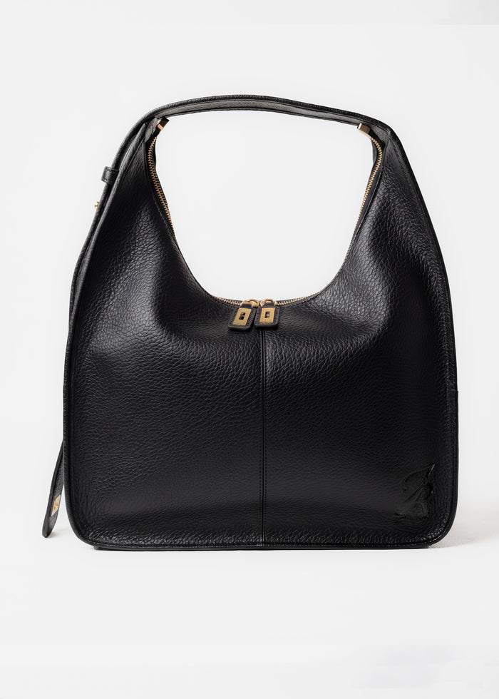 Sac Ève Noir Grainé Or