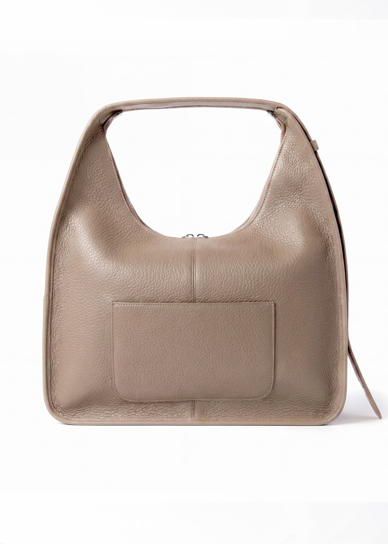 Sac Ève Taupe Grainé Argent