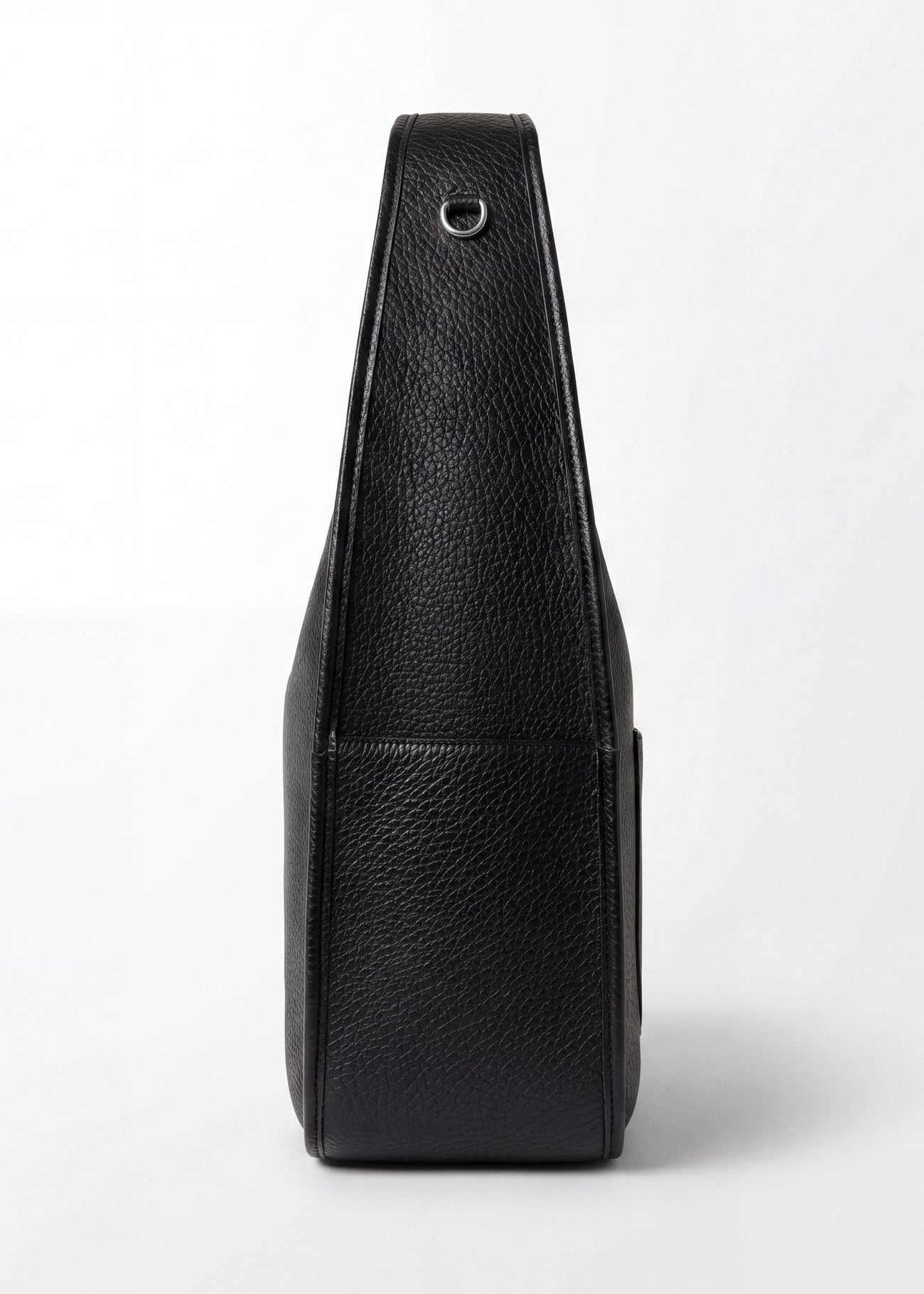 Sac Ève Noir Grainé Argent