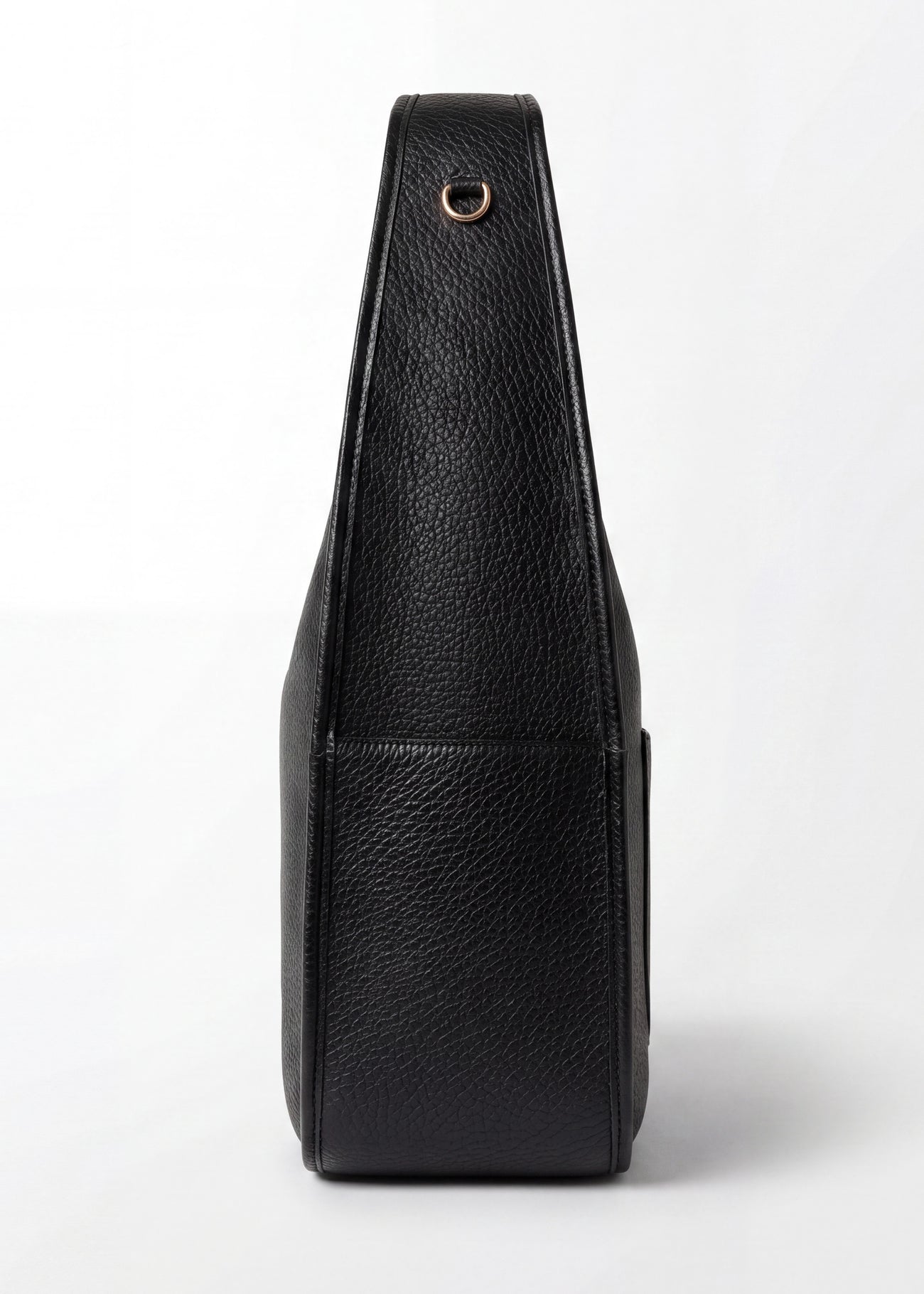 Sac Ève Noir Grainé Or