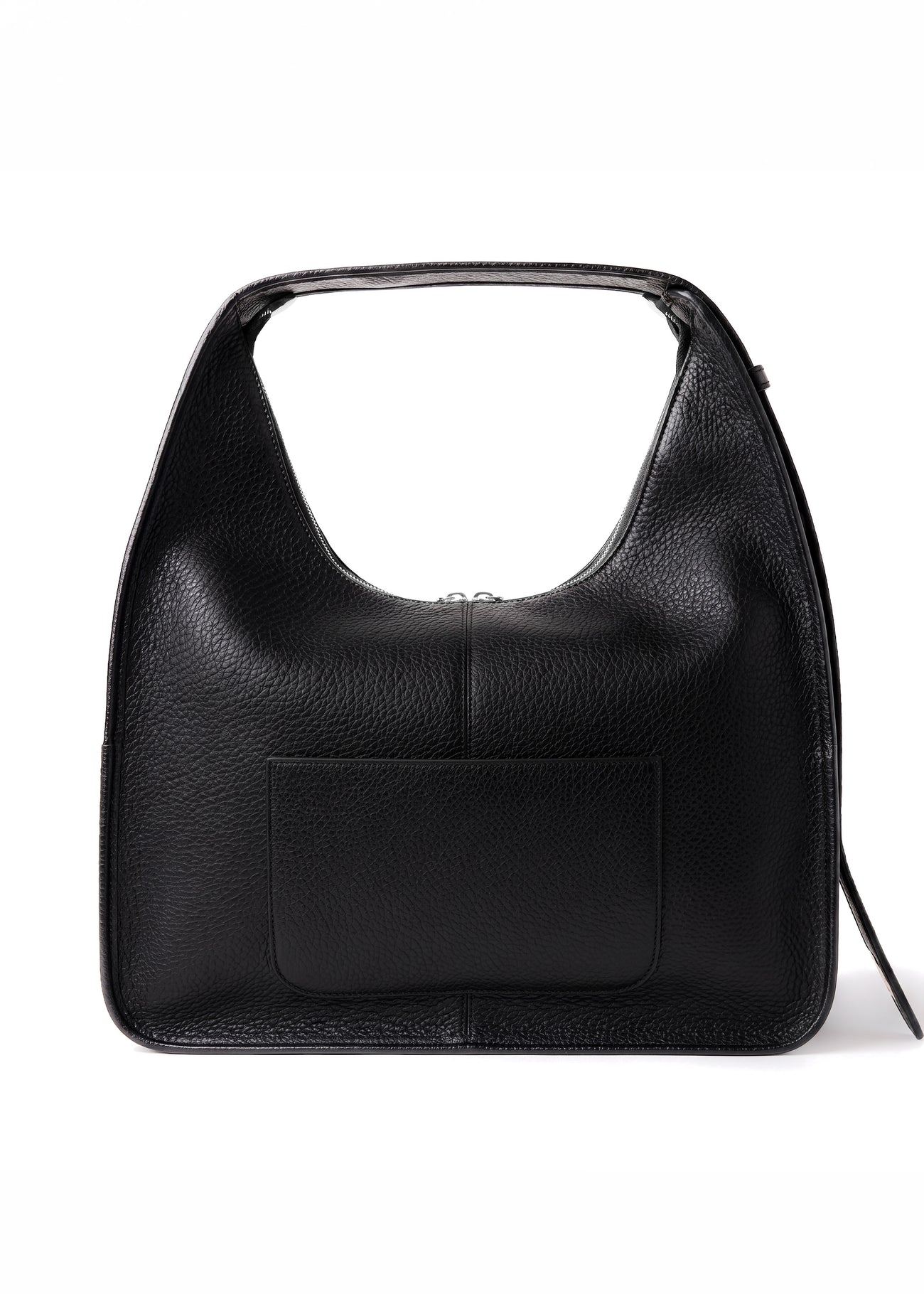 Sac Ève Noir Grainé Argent