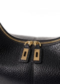 Sac Ève Noir Grainé Or