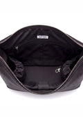 Sac Ève Noir Grainé Argent