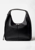 Sac Ève Noir Grainé Argent