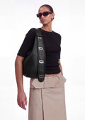 Sac Ève Noir Grainé Or